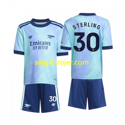 Arsenal Sterling 30 Fodboldtrøjer Børn 3. sæt 2024/25 Kort ærmer Arsenal Sterling 30 Fodboldtrøjer Børn 3. sæt 2024/25 Kort ærmer